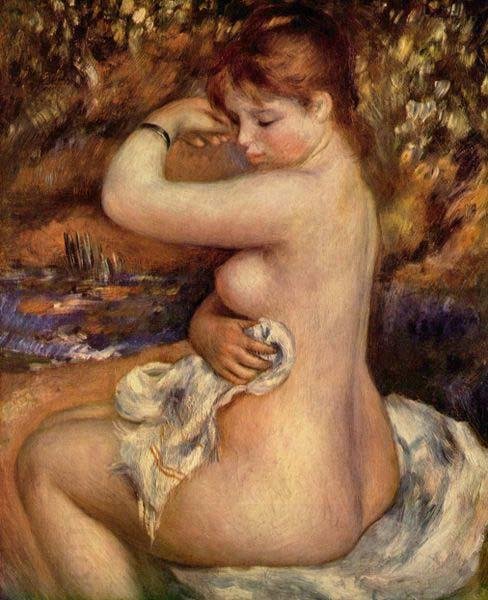 Pierre-Auguste Renoir After The Bath, China oil painting art